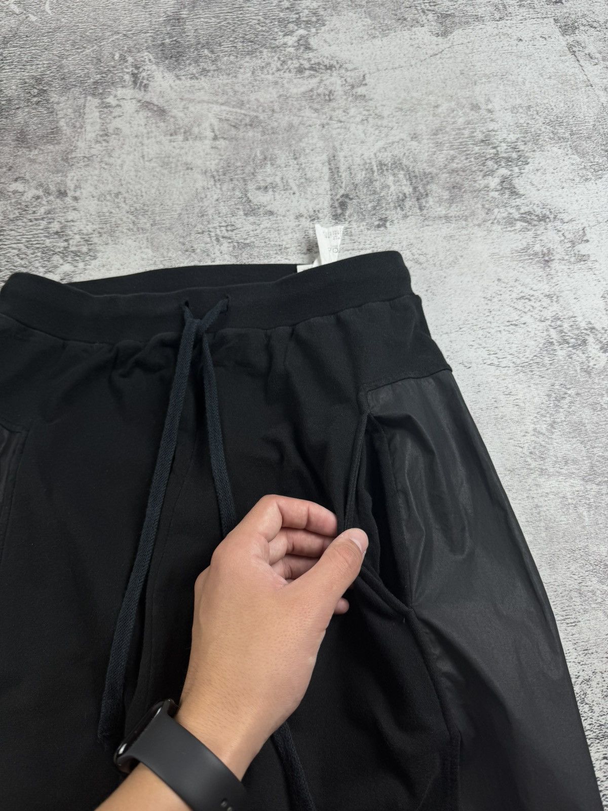 Andrea Ya'aqov Andrea Yaaqov Y2K Avant Gard Cotton Design Nylon Sweat Pants Trousers Bottoms Size US 30 / EU 46 - 8 Thumbnail