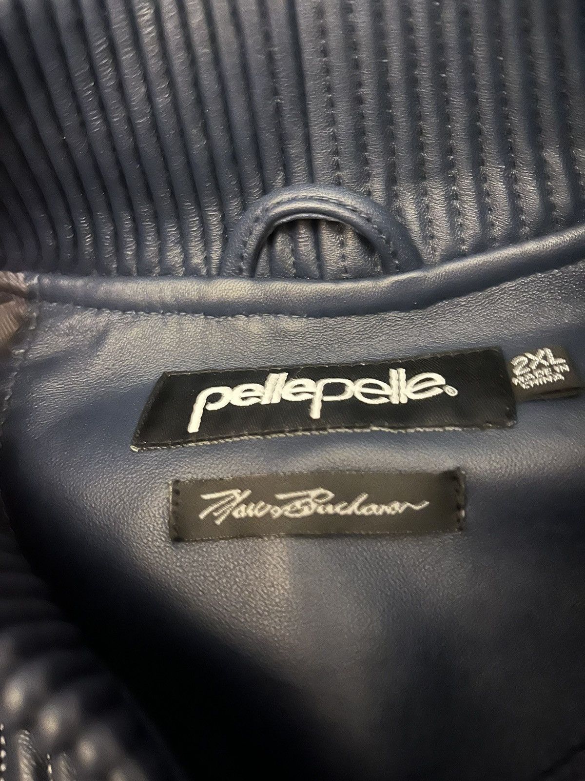 Ev Bravado Who Decides War X Pelle Pelle NY 2 Vegas Leather Jacket Size US XXL / EU 58 / 5 - 10 Thumbnail