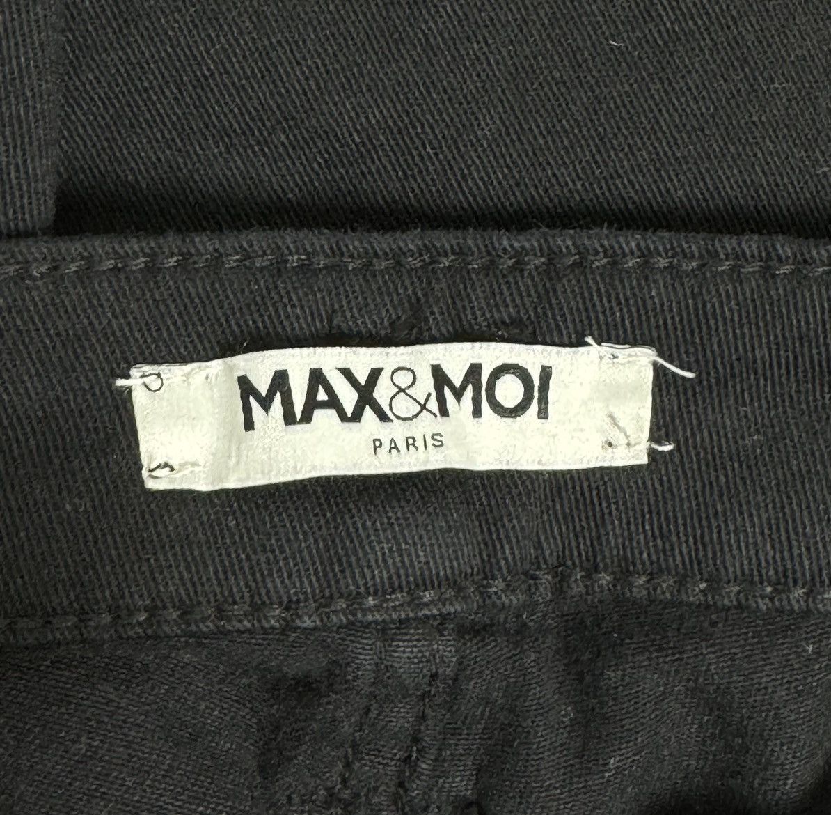 Designer Max&Moi Black Jeans Embroidered Sweet Collection size 38 Size 26" / US 2 / IT 38 - 9 Thumbnail