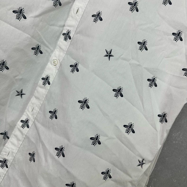Gucci Gucci Size 38 Full-print little bee shirt size 38 2502-Next Size US XS / EU 42 / 0 - 4 Thumbnail
