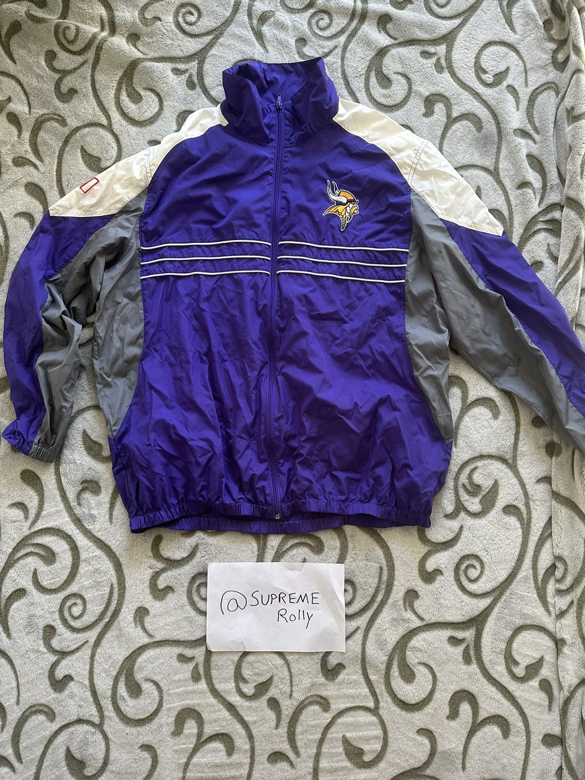 NFL Vikings NFL Vintage Jacket Purple Size US L / EU 52-54 / 3 - 1 Thumbnail