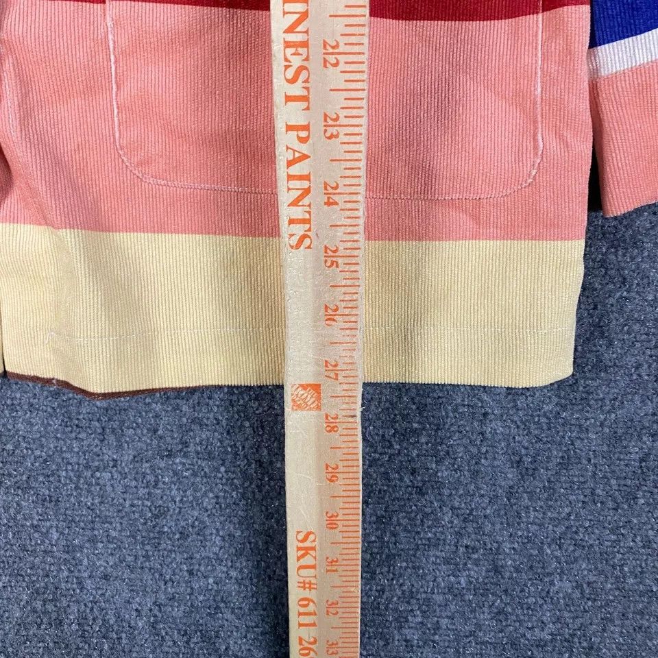 Shein Shein Corduroy Shirt Women's XS Button Up Colorblock Size XS / US 0-2 / IT 36-38 - 6 Thumbnail