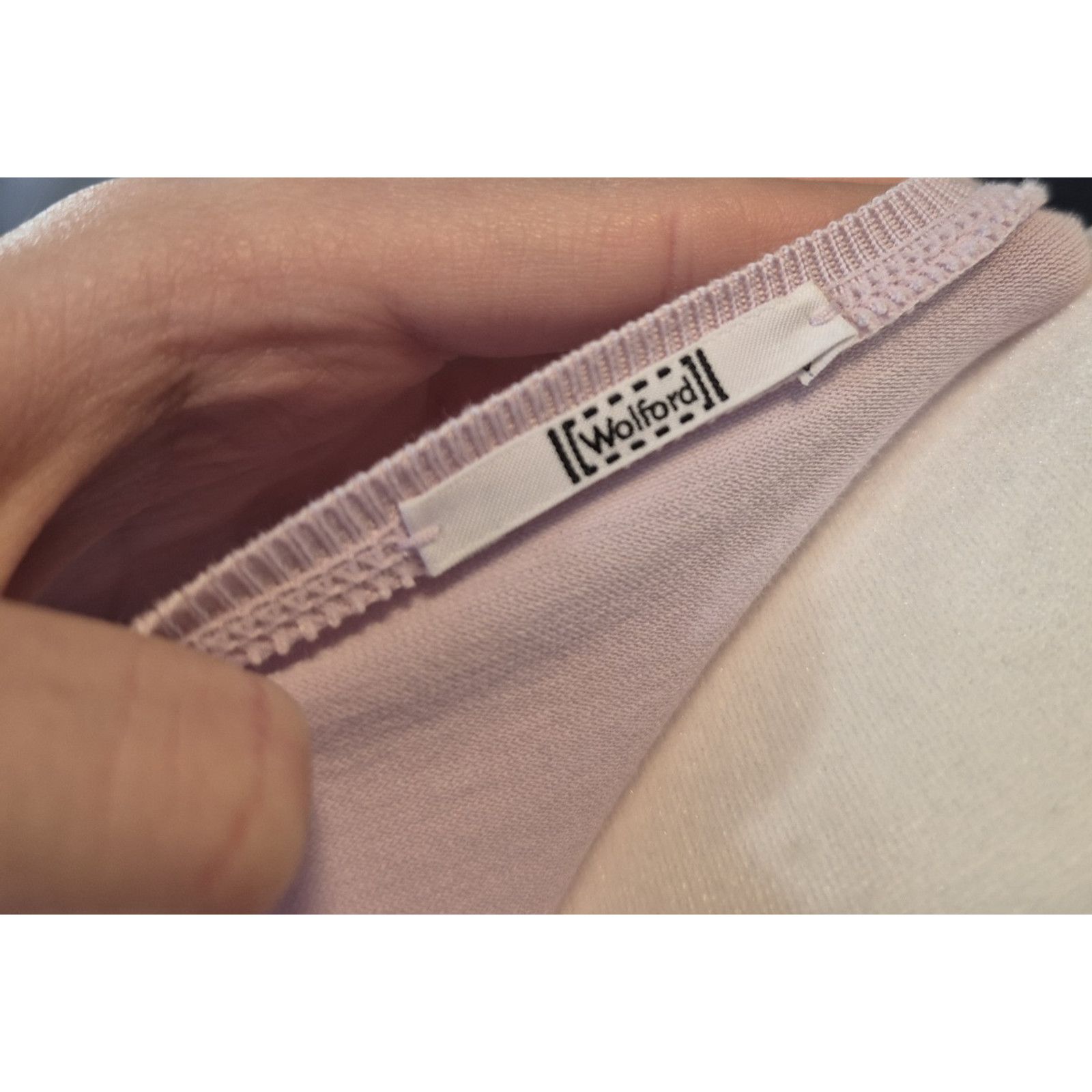 Wolford Wolford Womens Light Pink Cottone Nylon V-Neck Top Medium Size M / US 6-8 / IT 42-44 - 7 Thumbnail