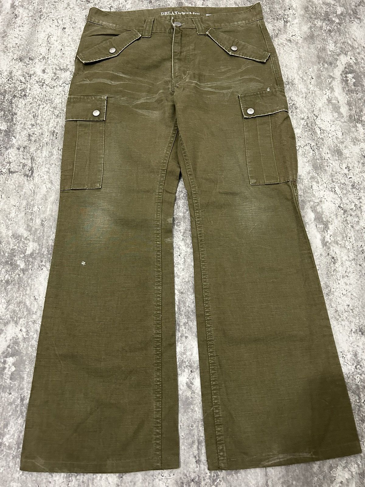 Hysteric Glamour × Japanese Brand × Tete Homme Ufin & Sons Japan Cargo Pants Size US 33 - 4 Thumbnail