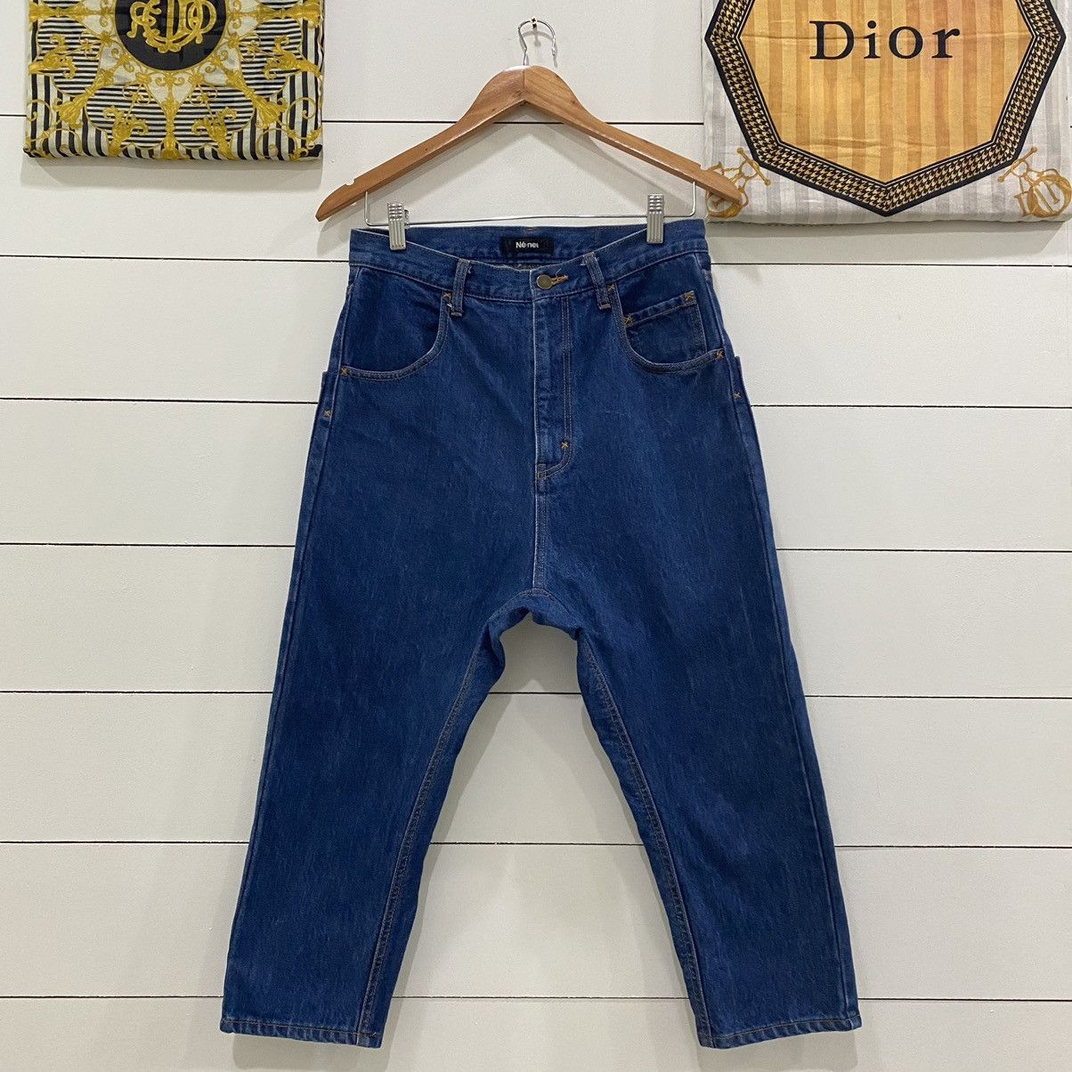 Issey Miyake × Japanese Brand × Ne-Net Ne-Net by Issey Miyake Long Rise Denim Jeans Size US 29 - 1 Thumbnail