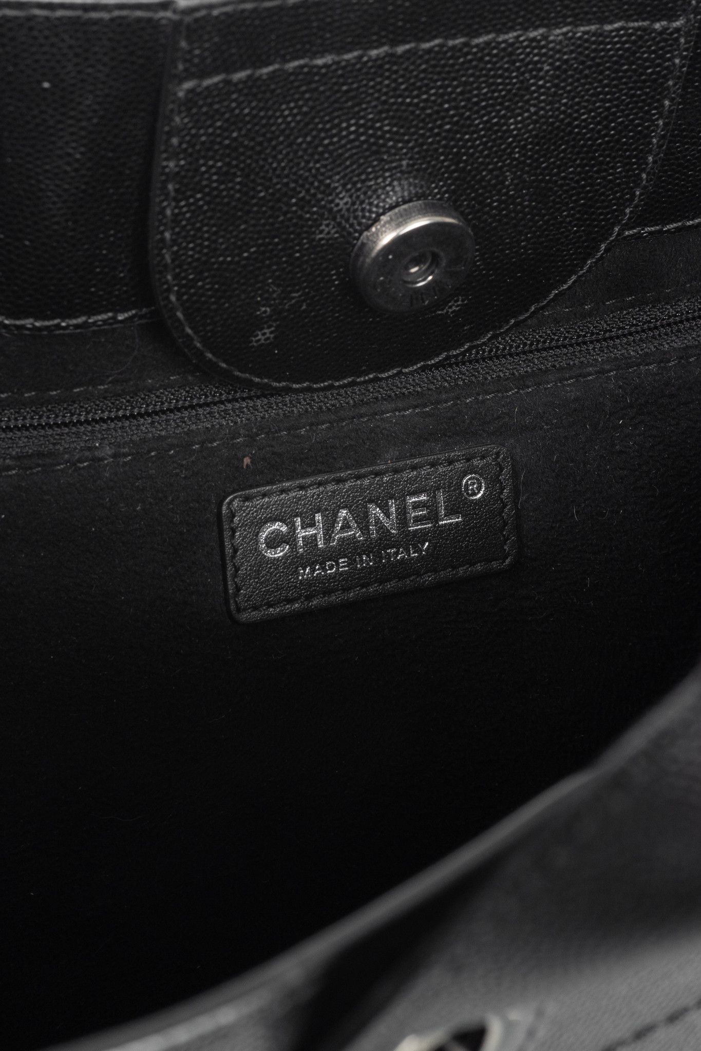 Chanel Chanel Small Deauville Black Caviar Studded Tote Size ONE SIZE - 12 Thumbnail