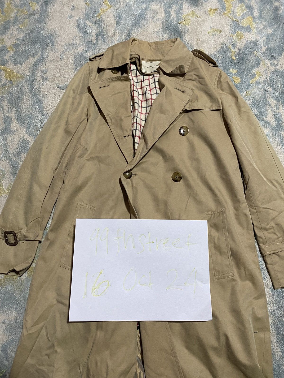 Japanese Brand × United Arrows United Arrows Tokyo Trench Double Lining Coat Long Jacket Size XS / US 0-2 / IT 36-38 - 11 Thumbnail