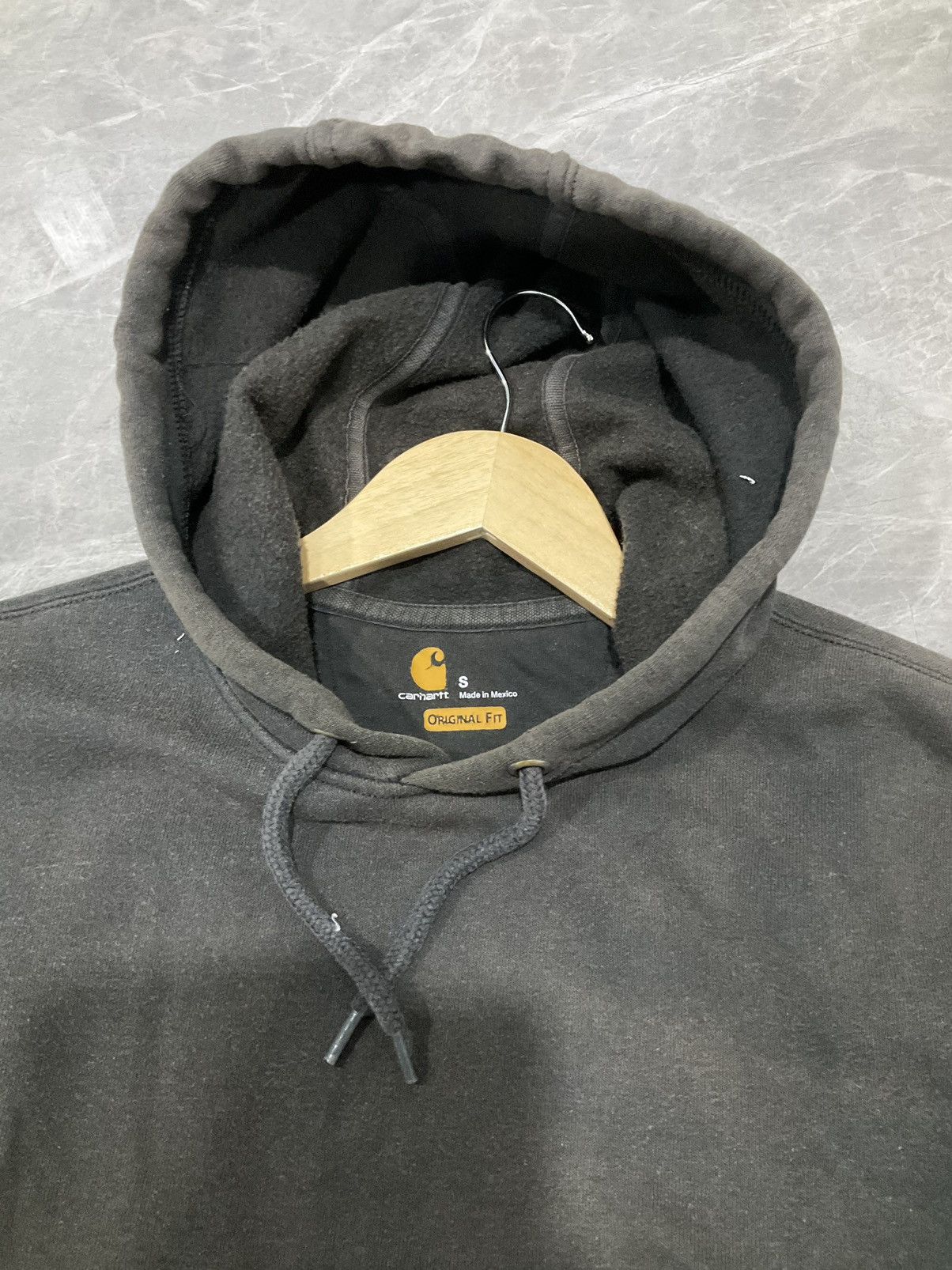 Carhartt × Carhartt Wip Vintage Hoodie Black Faded Size US S / EU 44-46 / 1 - 3 Thumbnail