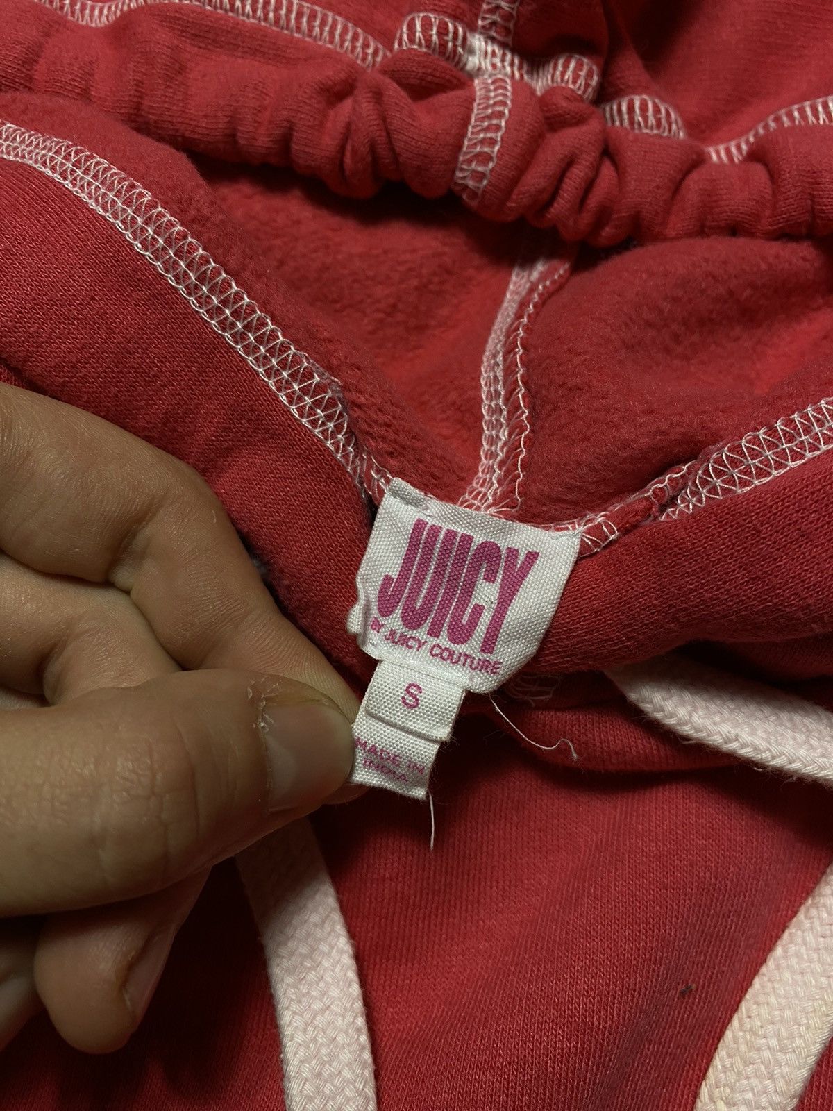 Vintage 🔥JUICY COUTURE ASYMMETRICAL Y2K HOODIE Size M / US 6-8 / IT 42-44 - 4 Thumbnail