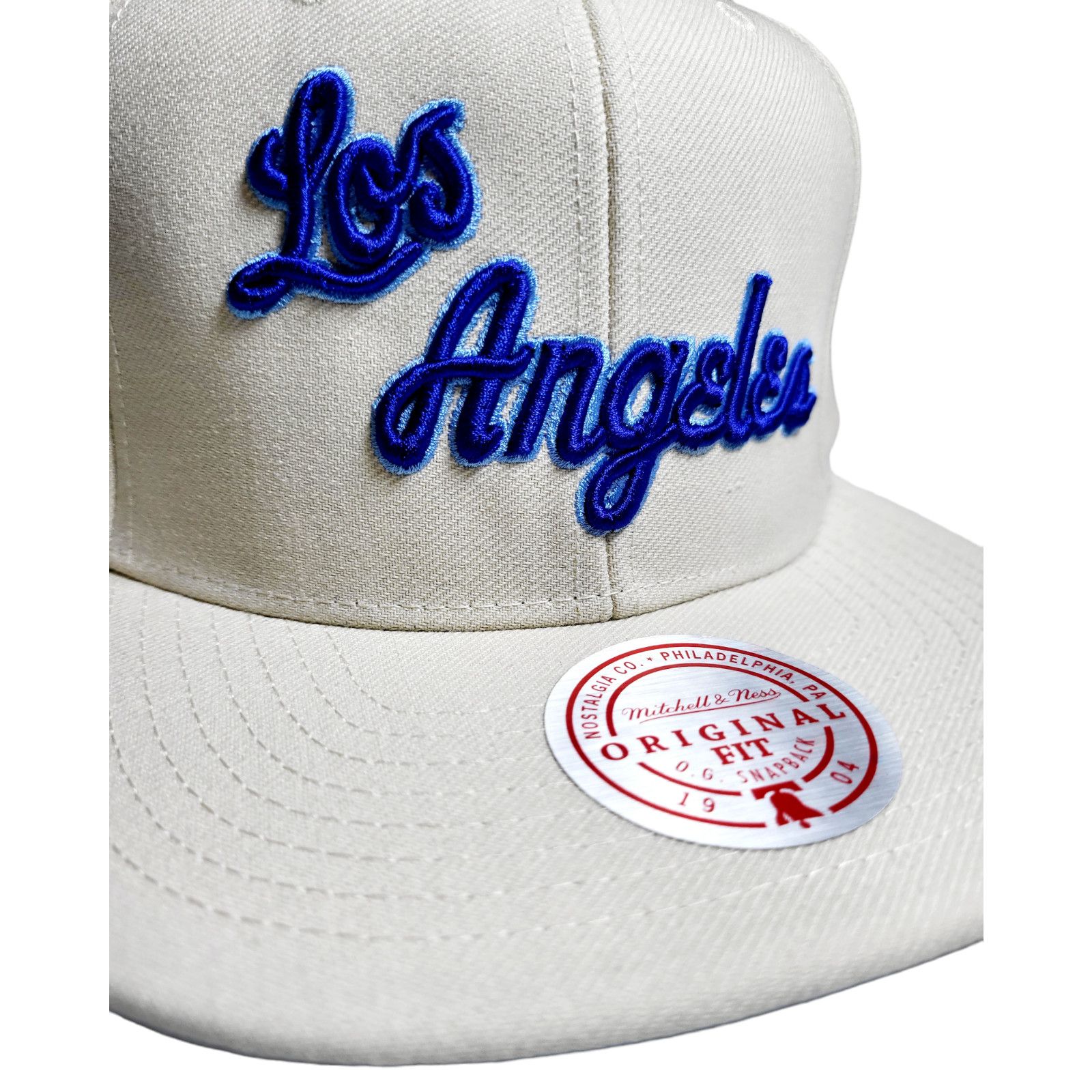Mitchell & Ness NWT Los Angeles Lakers Mitchell & Ness 3D Off White Hat Size ONE SIZE - 5 Thumbnail