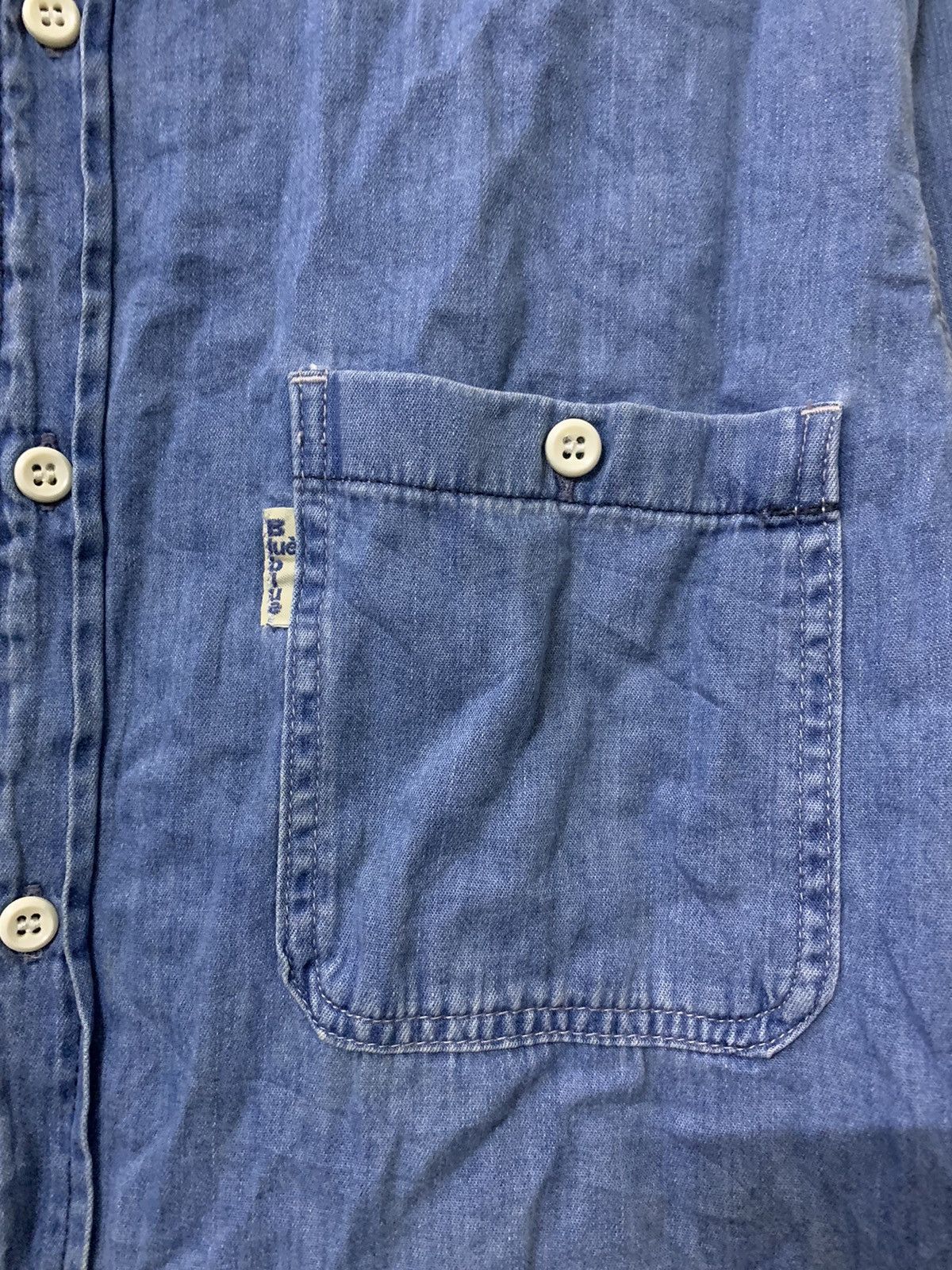 Blue Blue Japan 💥Vtg Japanese Blue Blue Japan Button Shirt Size US M / EU 48-50 / 2 - 5 Thumbnail