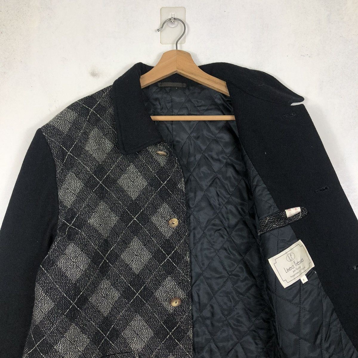 Japanese Brand 📌VINTAGE WORK WOOL JACKET LINEA FRESCA ISSEY MIYAKE Size US M / EU 48-50 / 2 - 13 Thumbnail