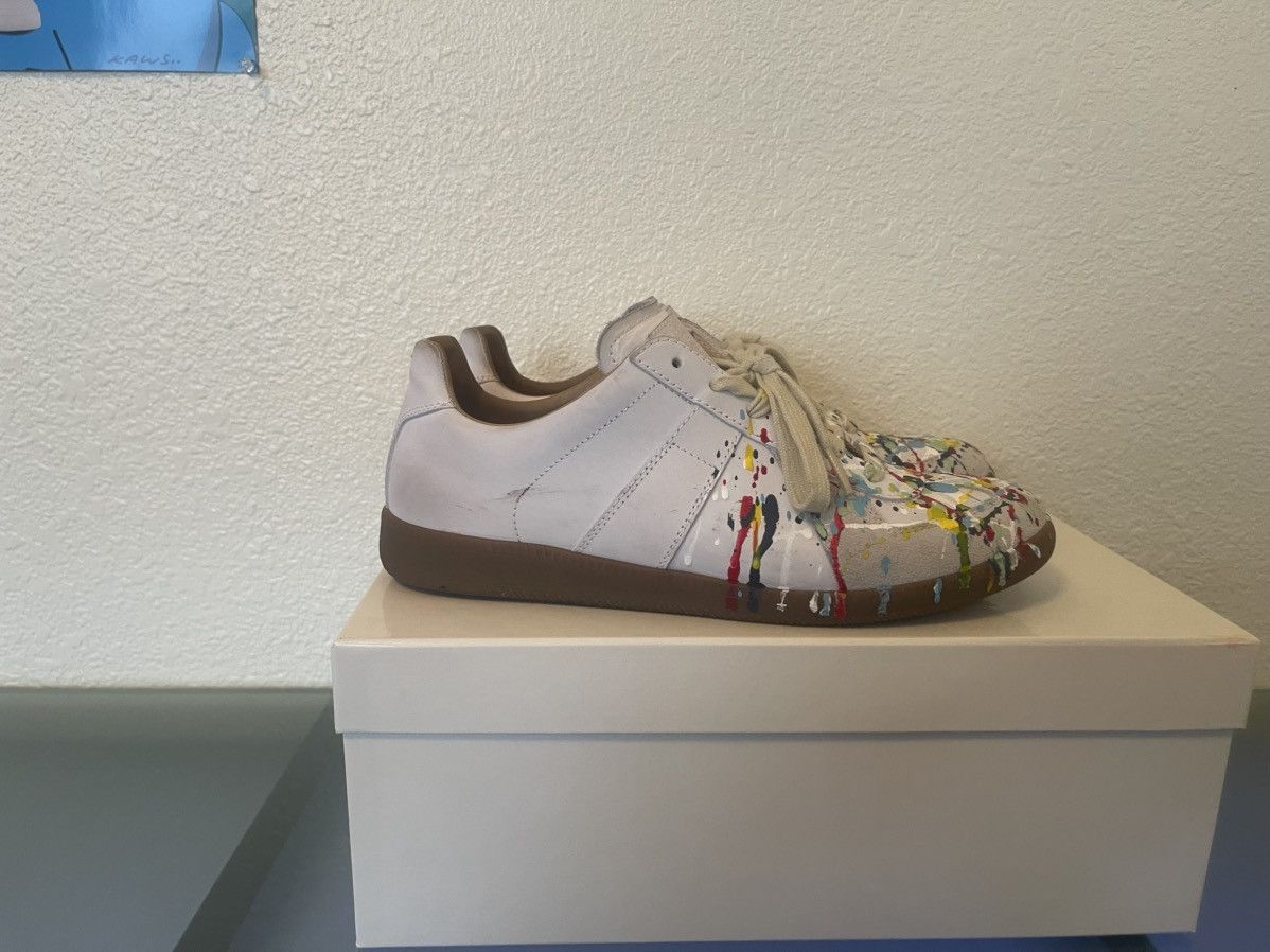 Maison Margiela Maison Margiela Paint Splatter Gats Sneakers Size US 8 / EU 41 - 3 Thumbnail