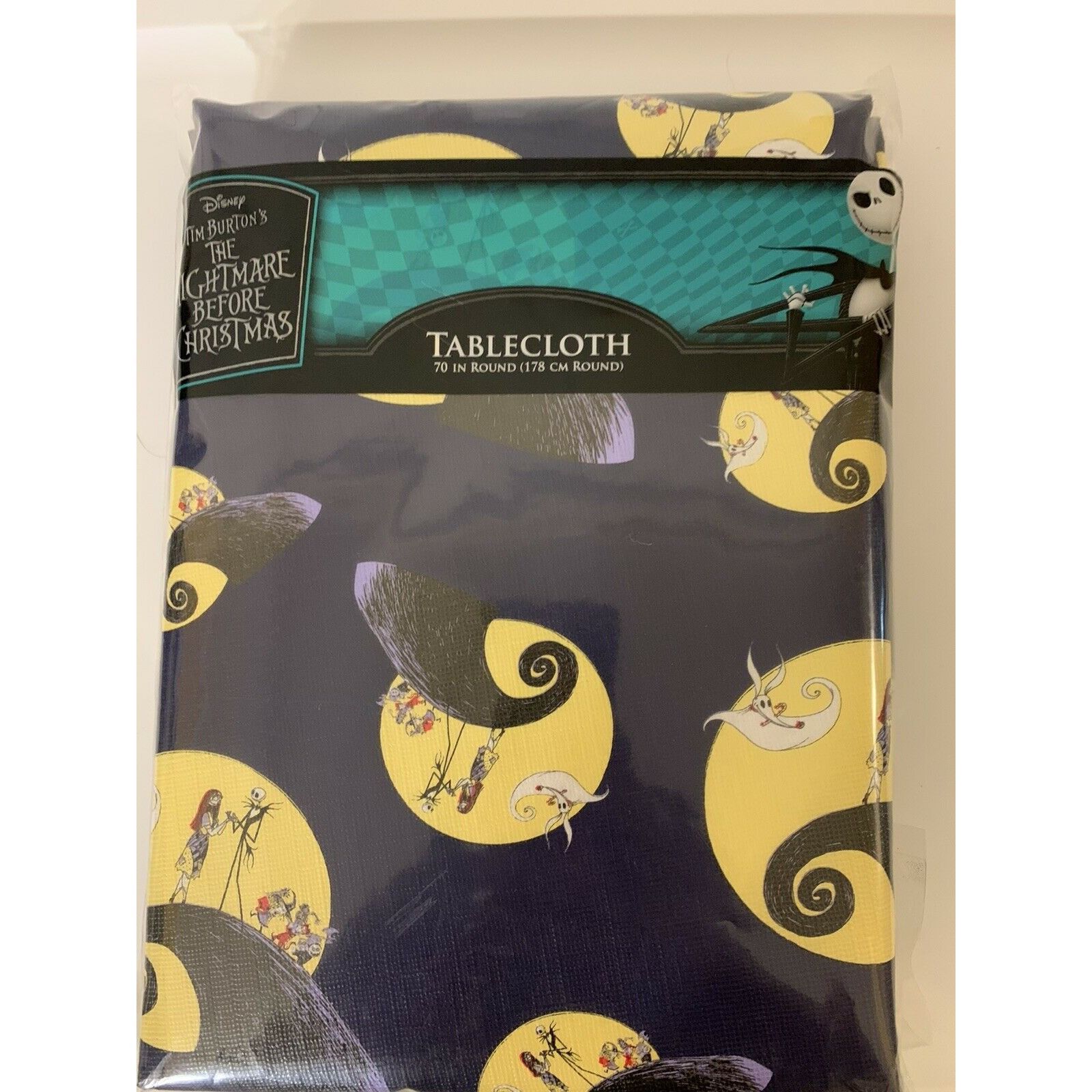 Other NEW "The Nightmare Before Christma - 70" Round Purple PEVA T Size ONE SIZE - 3 Thumbnail