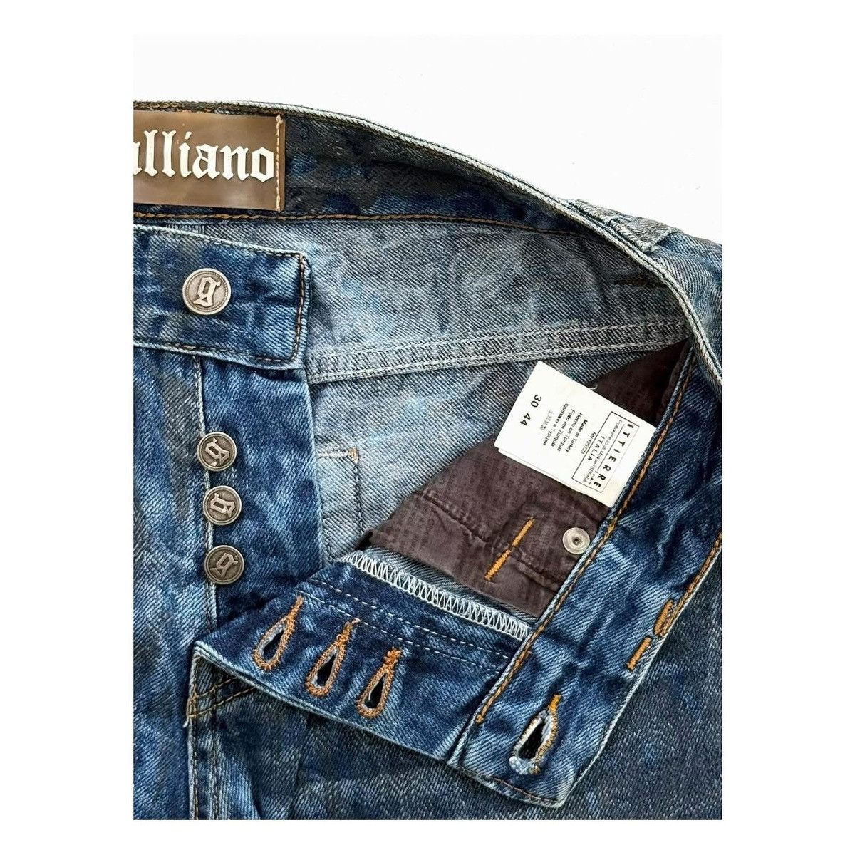 John Galliano John Galliano Denim Pants Size US 30 / EU 46 - 5 Thumbnail