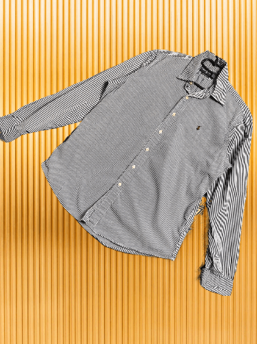 Polo Ralph Lauren × Vintage Ralph Lauren Striped Shirt Slim Fit Size US L / EU 52-54 / 3 - 1 Thumbnail