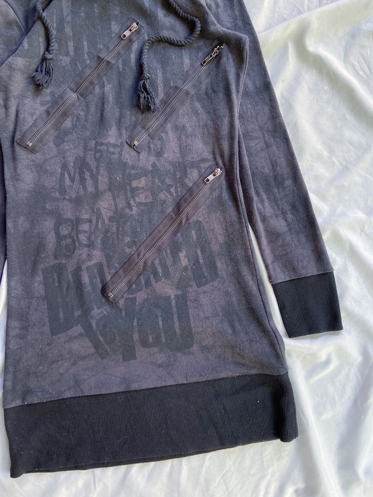 Japanese Brand TRY TO LOVE YOU PUNK STYLE HOODIE Size US S / EU 44-46 / 1 - 5 Thumbnail