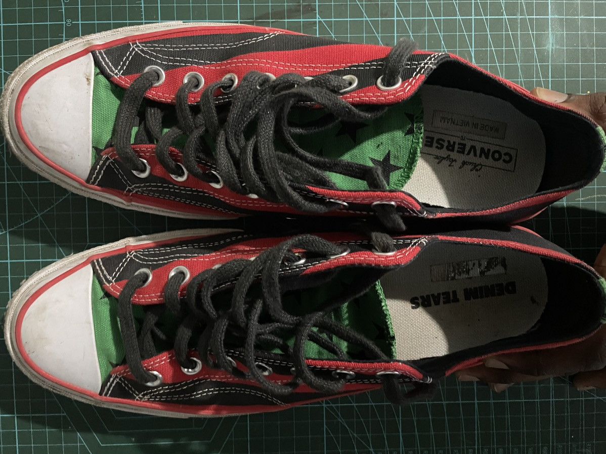 Converse × DENIM TEARS denim tears low top converse Size US 12 / EU 45 - 3 Thumbnail