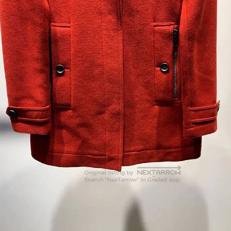 Burberry Burberry Red Wool Women's Coat. Size M / US 6-8 / IT 42-44 - 6 Thumbnail