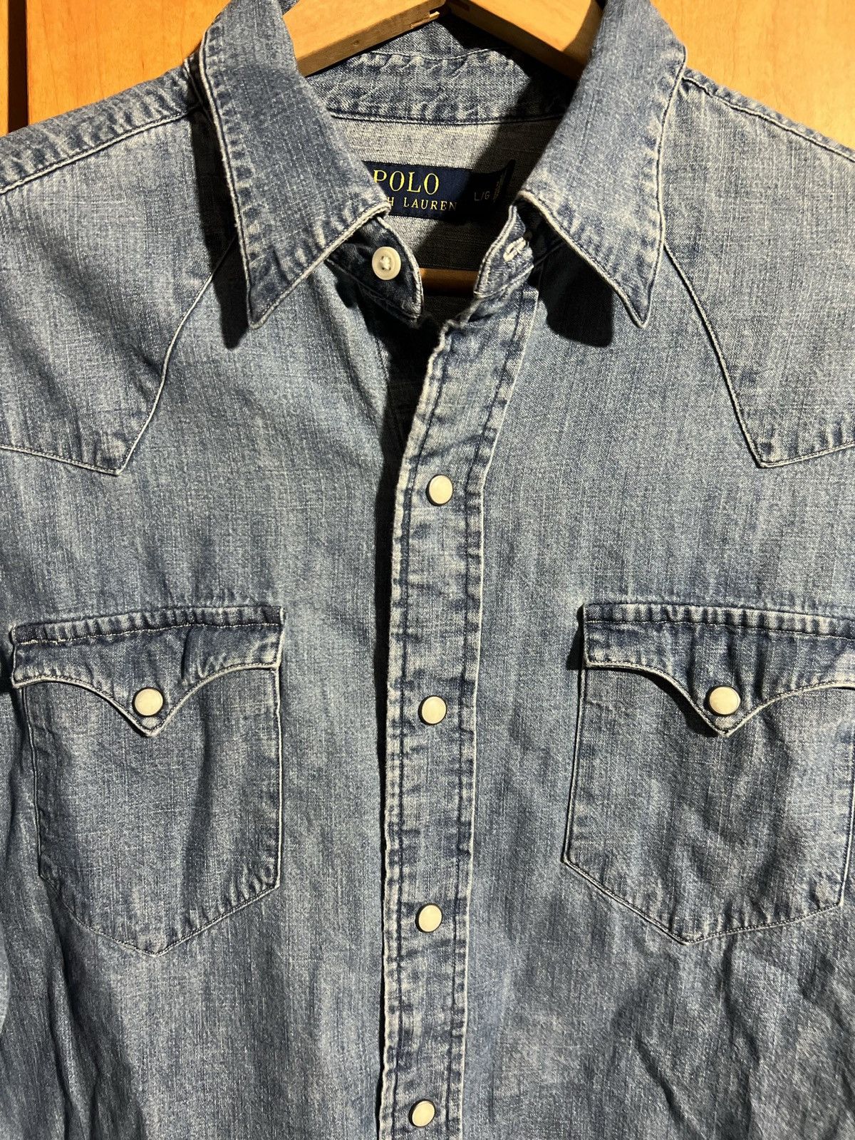 Polo Ralph Lauren Polo Ralph Lauren Denim Jean Jacket Lightweight Size US L / EU 52-54 / 3 - 4 Thumbnail