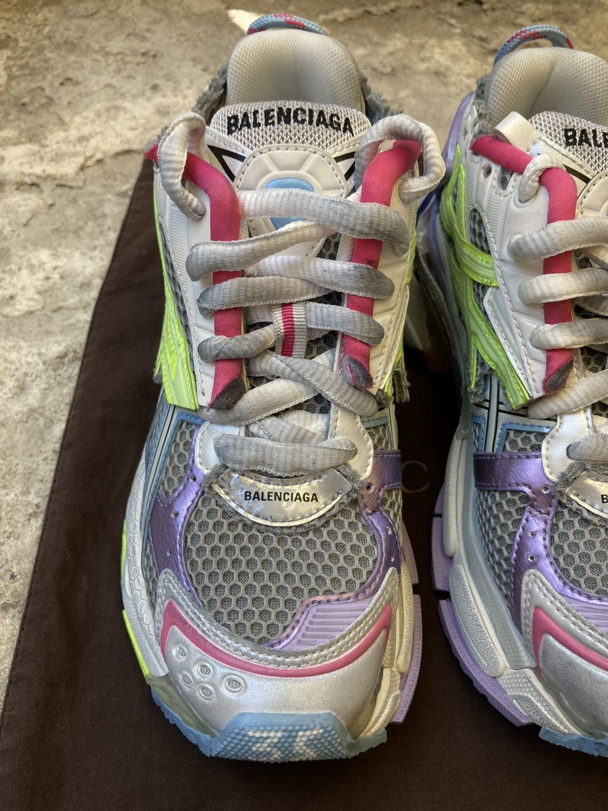 Balenciaga Balenciaga Runner Multicolor Size US 5 / IT 35 - 5 Thumbnail