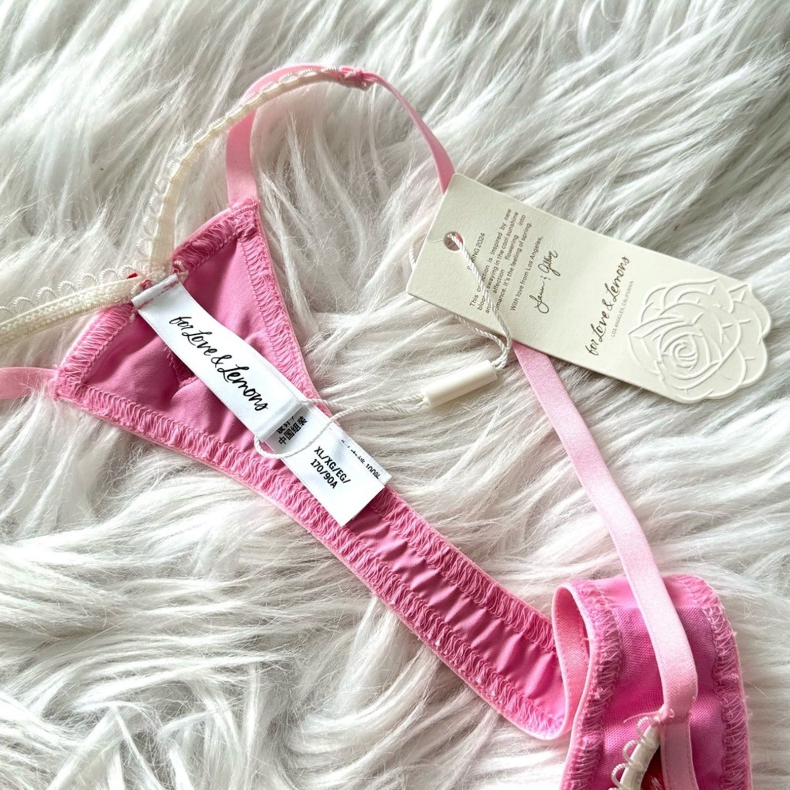 For Love & Lemons NWT!! For Love and Lemons Panty, Size XL, Floral Size ONE SIZE - 9 Thumbnail
