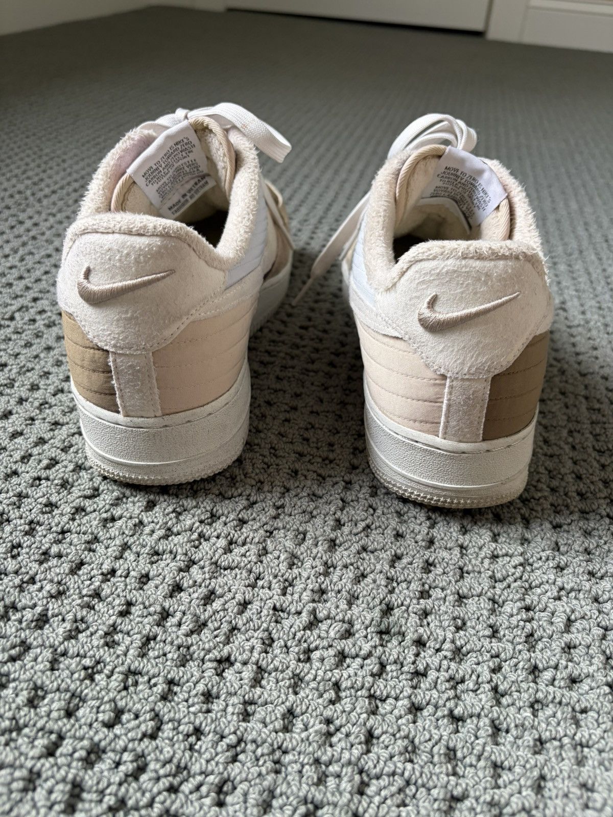 Nike Nike Air Force toasties multi beiges worn 1 week. Excellent Size US 10 / EU 43 - 6 Thumbnail