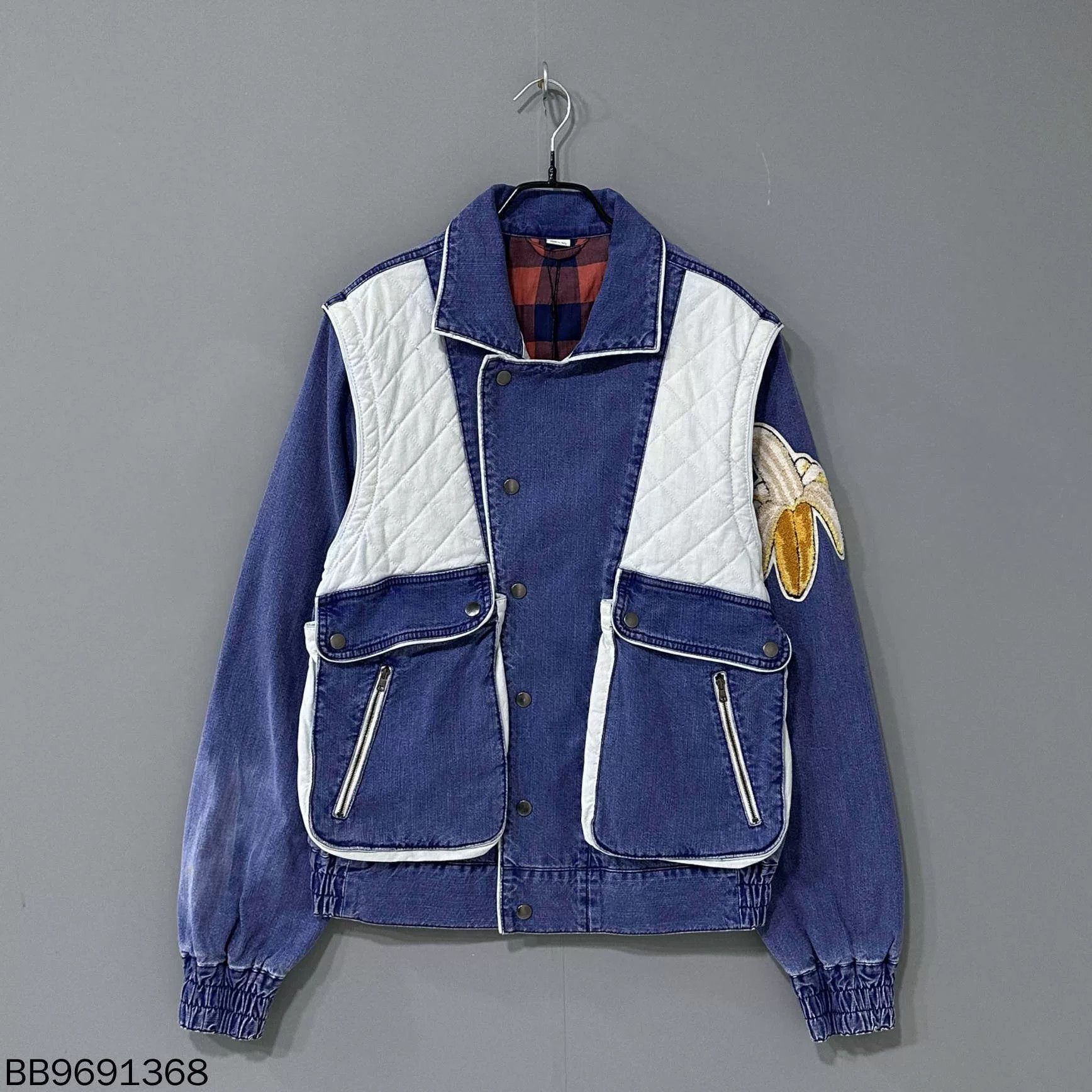 Gucci Gucci Banana Patch Logo Denim Jacket Size US S / EU 44-46 / 1 - 1 Thumbnail