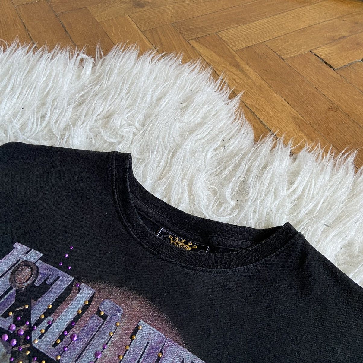 If Six Was Nine 📌 Vintage Fishbone Skull Graphic Y2K Rhinestones Tee Size S / US 4 / IT 40 - 3 Thumbnail