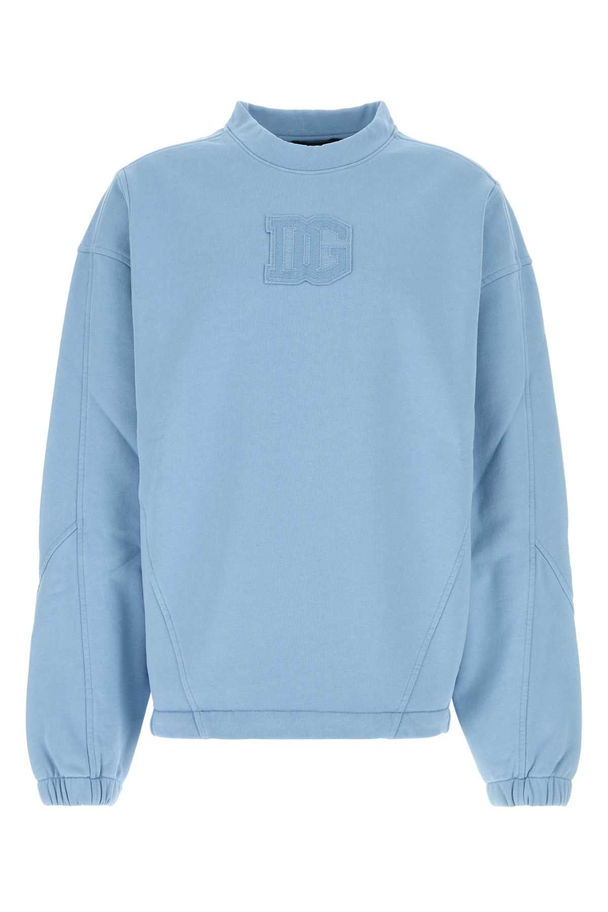 Dolce & Gabbana Azzurro Cotton Sweatshirt Size US S / EU 44-46 / 1 - 1 Thumbnail