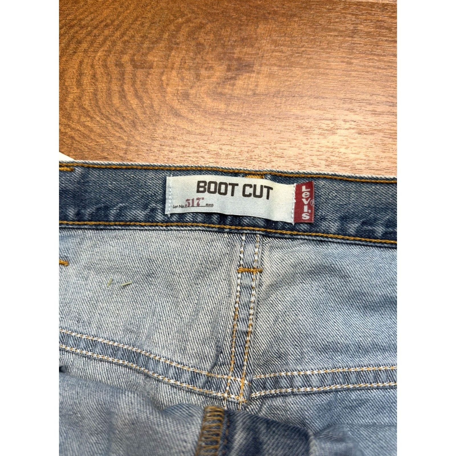 Levi's VINTAGE Levi's 517 Jeans Mens 40x32 Blue Bootcut Western Y2K NWT Size US 40 / EU 56 - 6 Thumbnail
