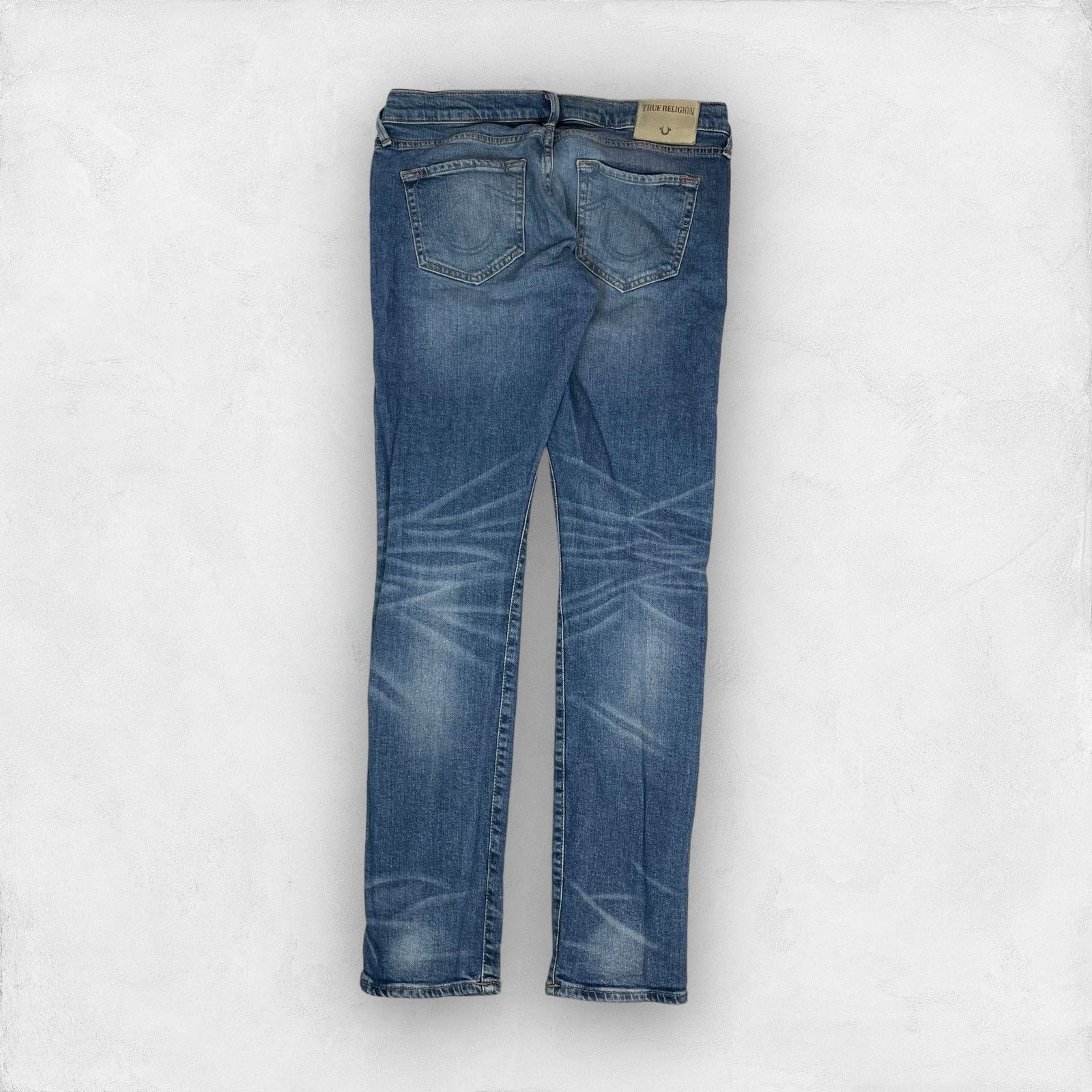 True Religion True Religion LIV Women Blue Low Rise Relaxed Skinny Jean 29 Size 29" - 1 Thumbnail