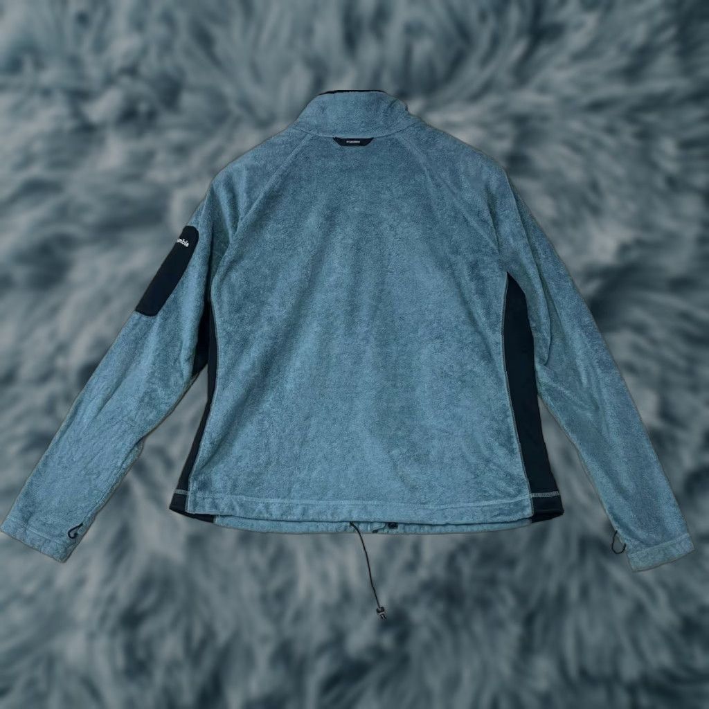 Vintage Columbia Jacket Fleece Blue XL Women Front Zip Pockets Logo Hiking Size XL / US 12-14 / IT 48-50 - 1 Thumbnail