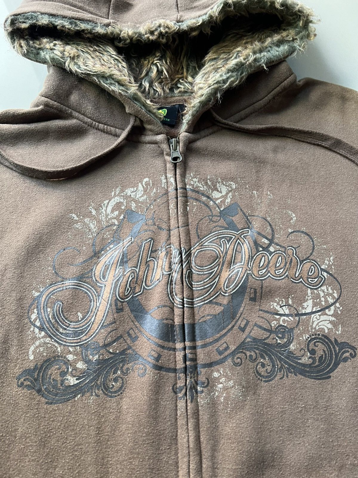 John Deere Faded John Deere Brown Hoodie Size US XL / EU 56 / 4 - 7 Thumbnail