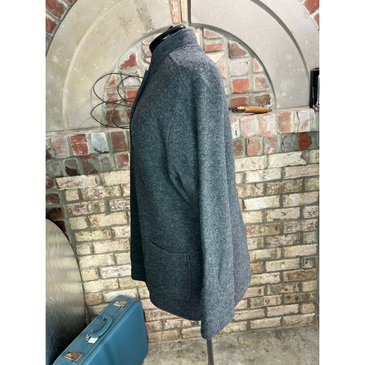 Norm Thompson Norm Thompson coat wool patch pockets gray Size L / US 10 / IT 46 - 5 Thumbnail