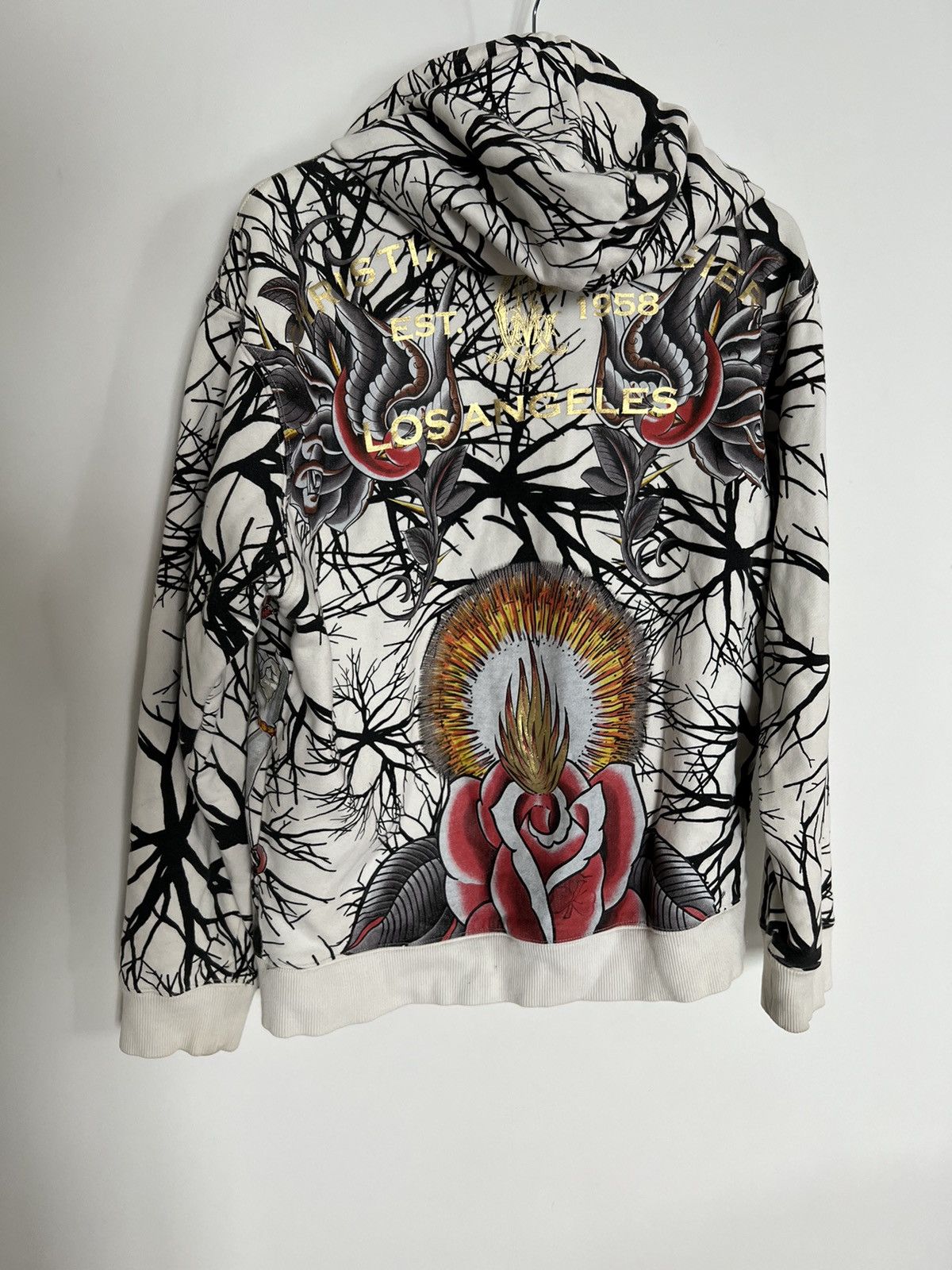 Ed hardy zip hoodie