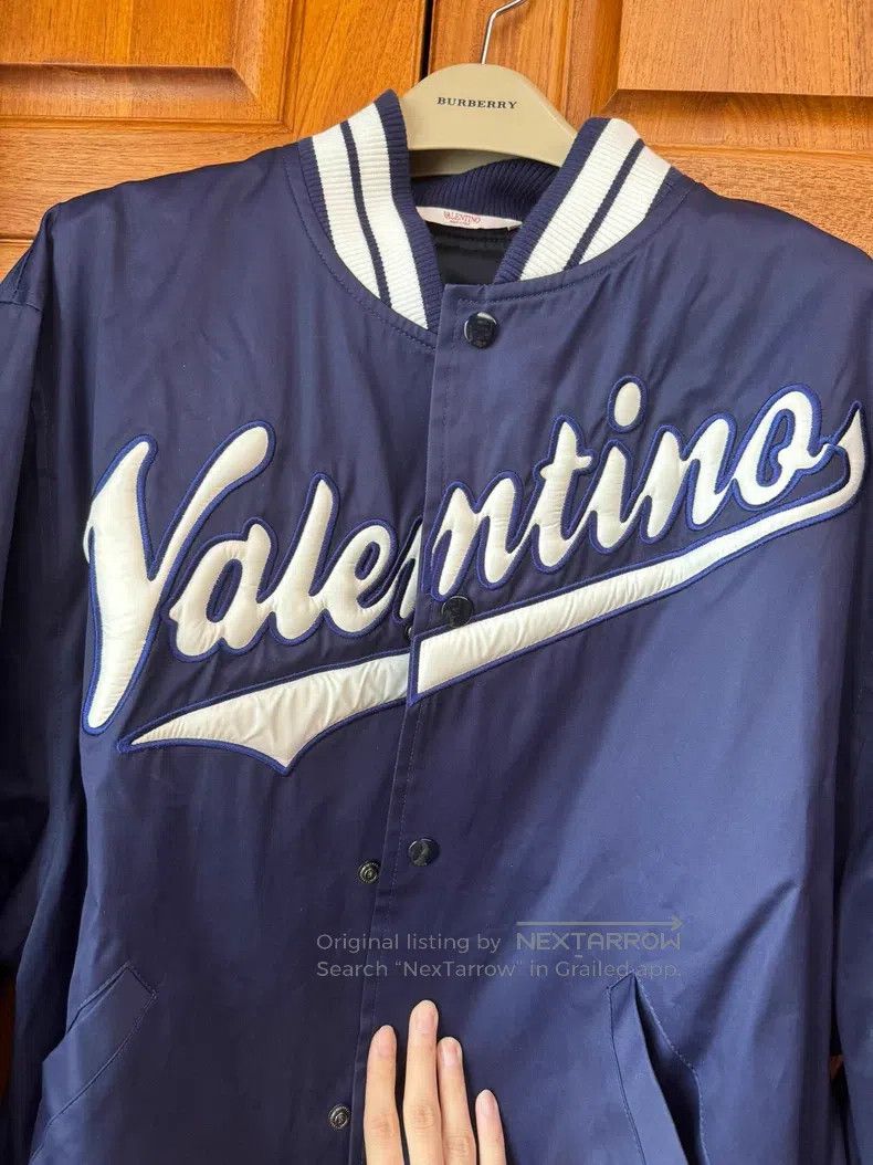 Valentino Valentino Logo embroidered patch long-sleeved baseball jac Size US S / EU 44-46 / 1 - 2 Thumbnail