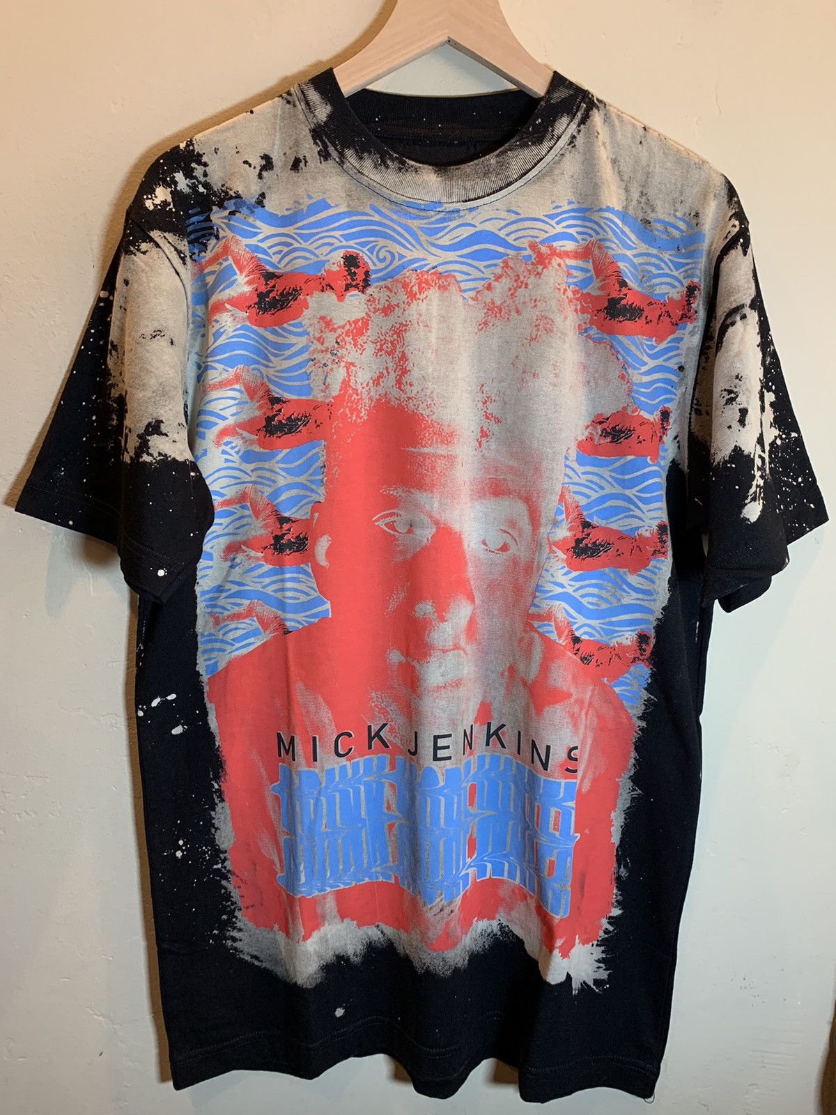 Band Tees × Rap Tees *RARE* Mick Jenkins Drink More Water AOP Rap Tee Art T-Shirt Size US XL / EU 56 / 4 - 1 Thumbnail