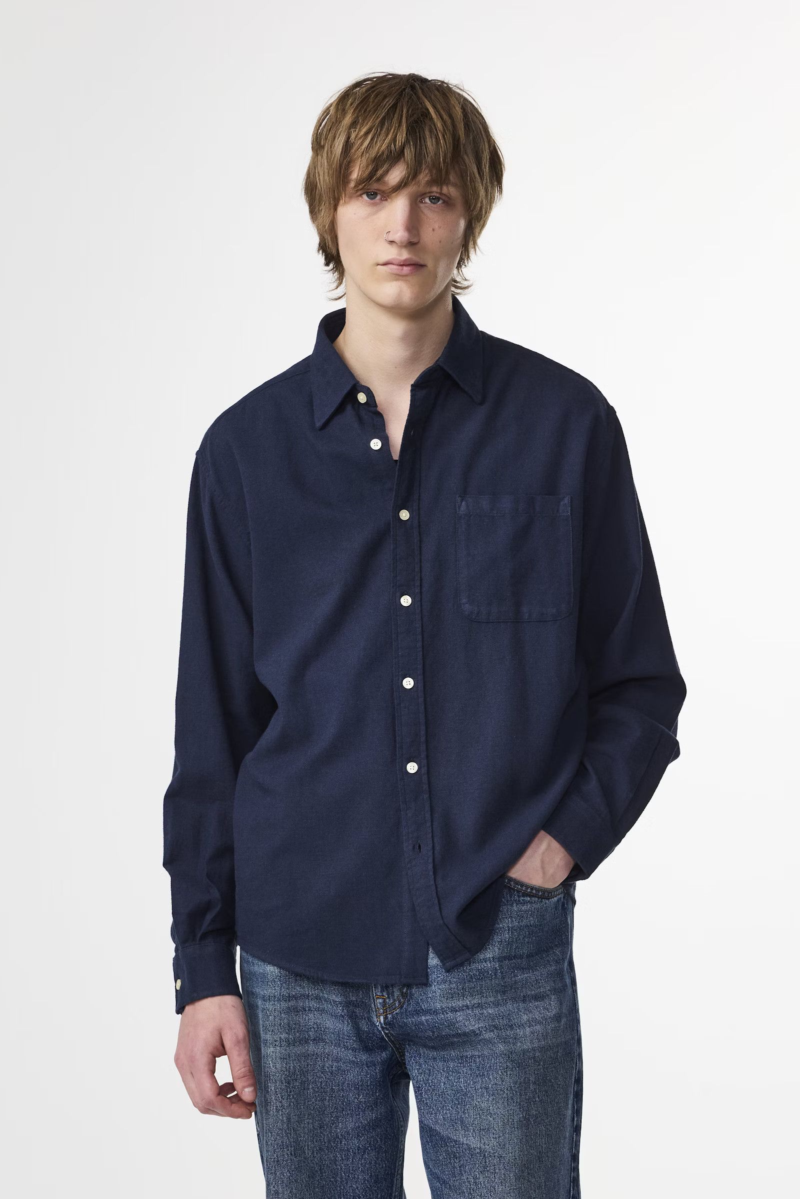 NN07 Deon Flannel Shirt Size US L / EU 52-54 / 3 - 5 Thumbnail