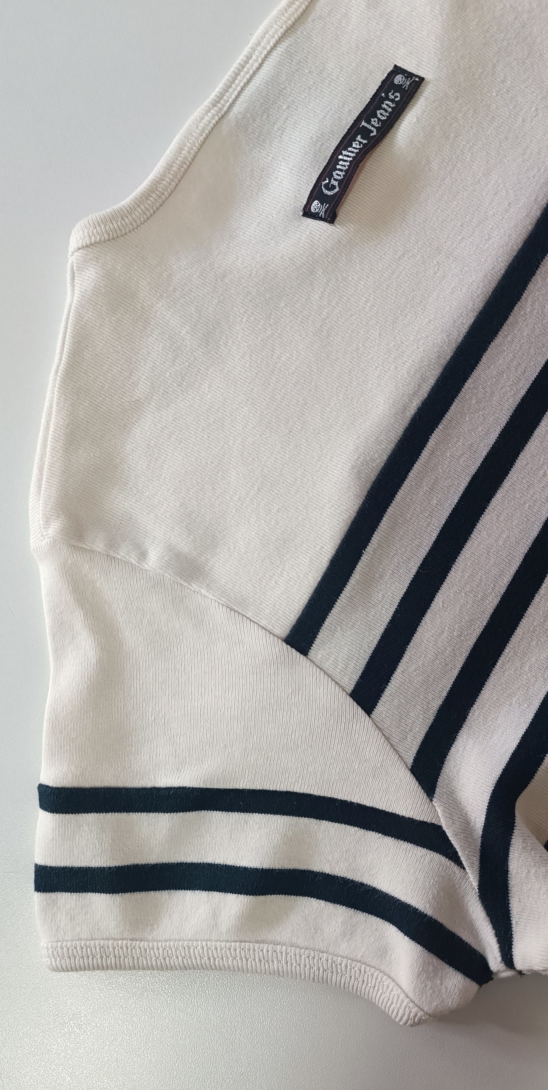 Jean Paul Gaultier SS 1997 - Rare Egyptian and Navy stripes top Size S / US 4 / IT 40 - 23 Thumbnail