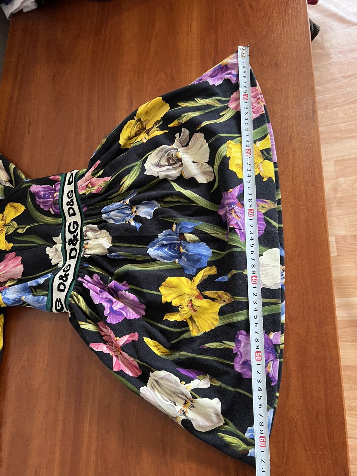 Dolce & Gabbana DOLCE & GABBANA GIRLS FLORAL IRIS DRESS 5 YEARS 107/113CM Size XXS / US 00 / IT 34 - 25 Thumbnail
