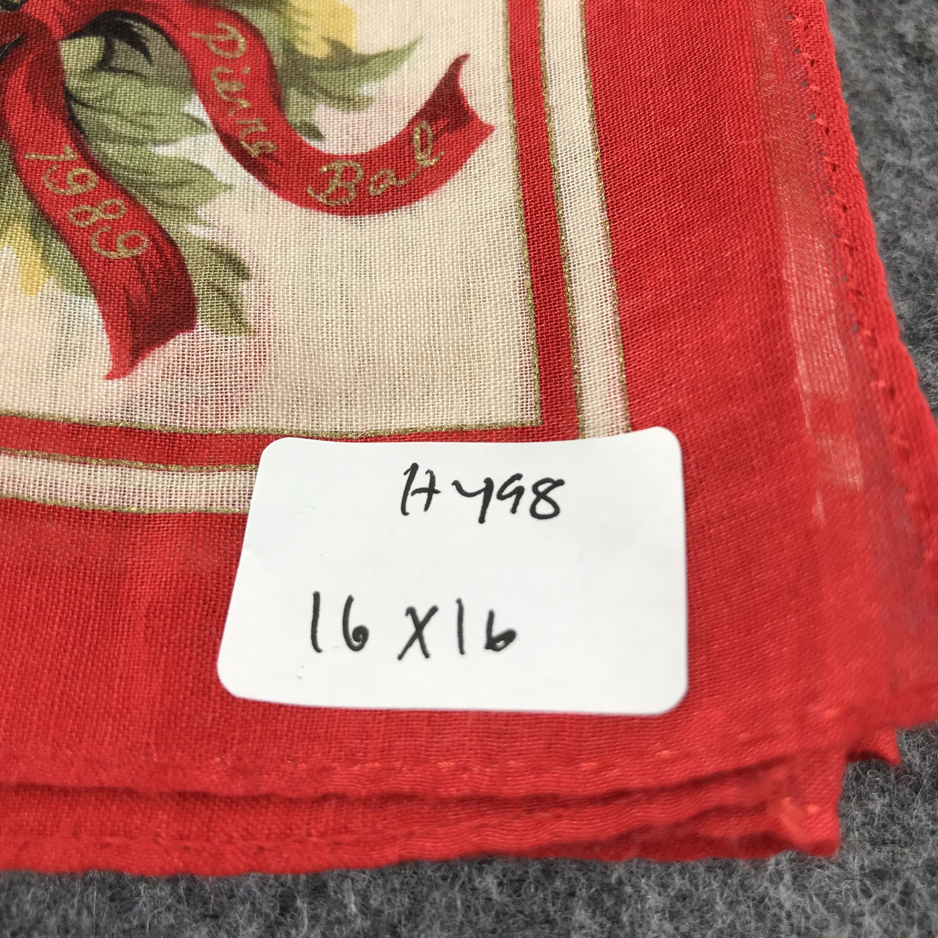 Pierre Balmain Pierre Balmain Handkerchief Neckerchief Bandana H498 Size ONE SIZE - 7 Thumbnail