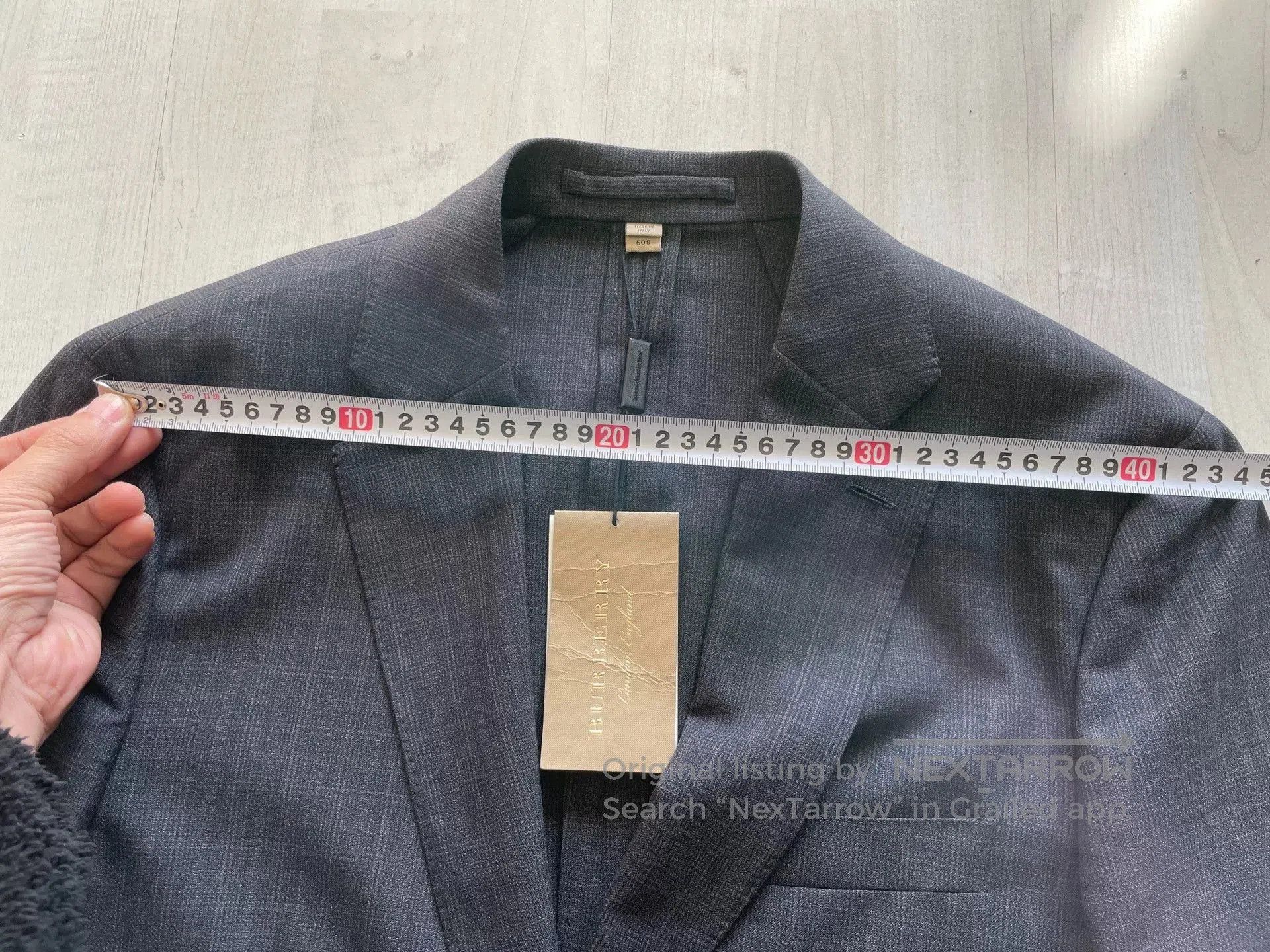 Burberry Burberry Classic Check Wool Suit. Size US M / EU 48-50 / 2 - 2 Thumbnail