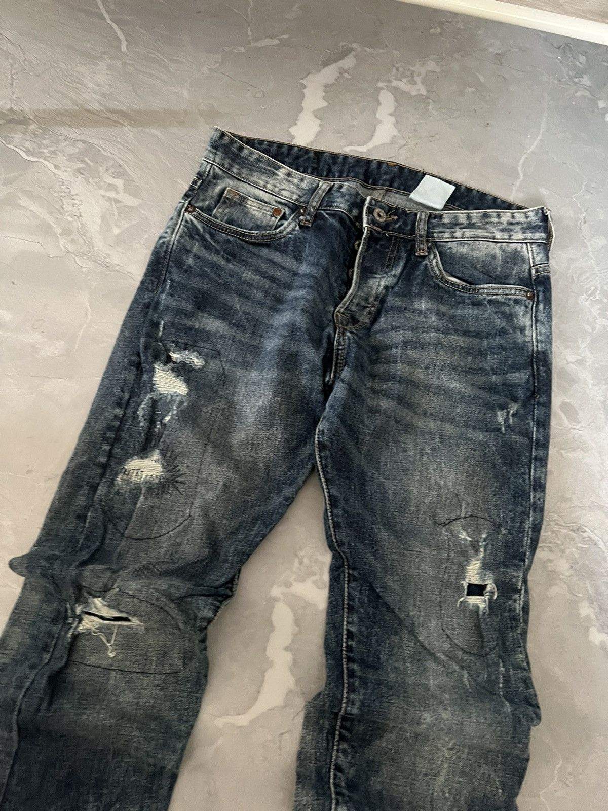 Japanese Brand Faded Darkwear Swag Slim / Underground Glamour Sexy Fit Size US 32 / EU 48 - 2 Thumbnail