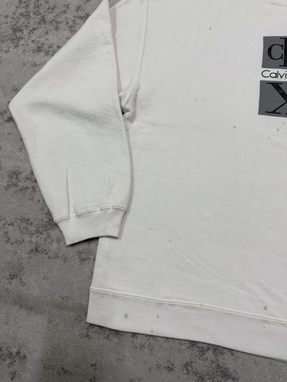 Calvin Klein Vintage Calvin Klein Biglogo Sweatshirt Size US M / EU 48-50 / 2 - 4 Thumbnail