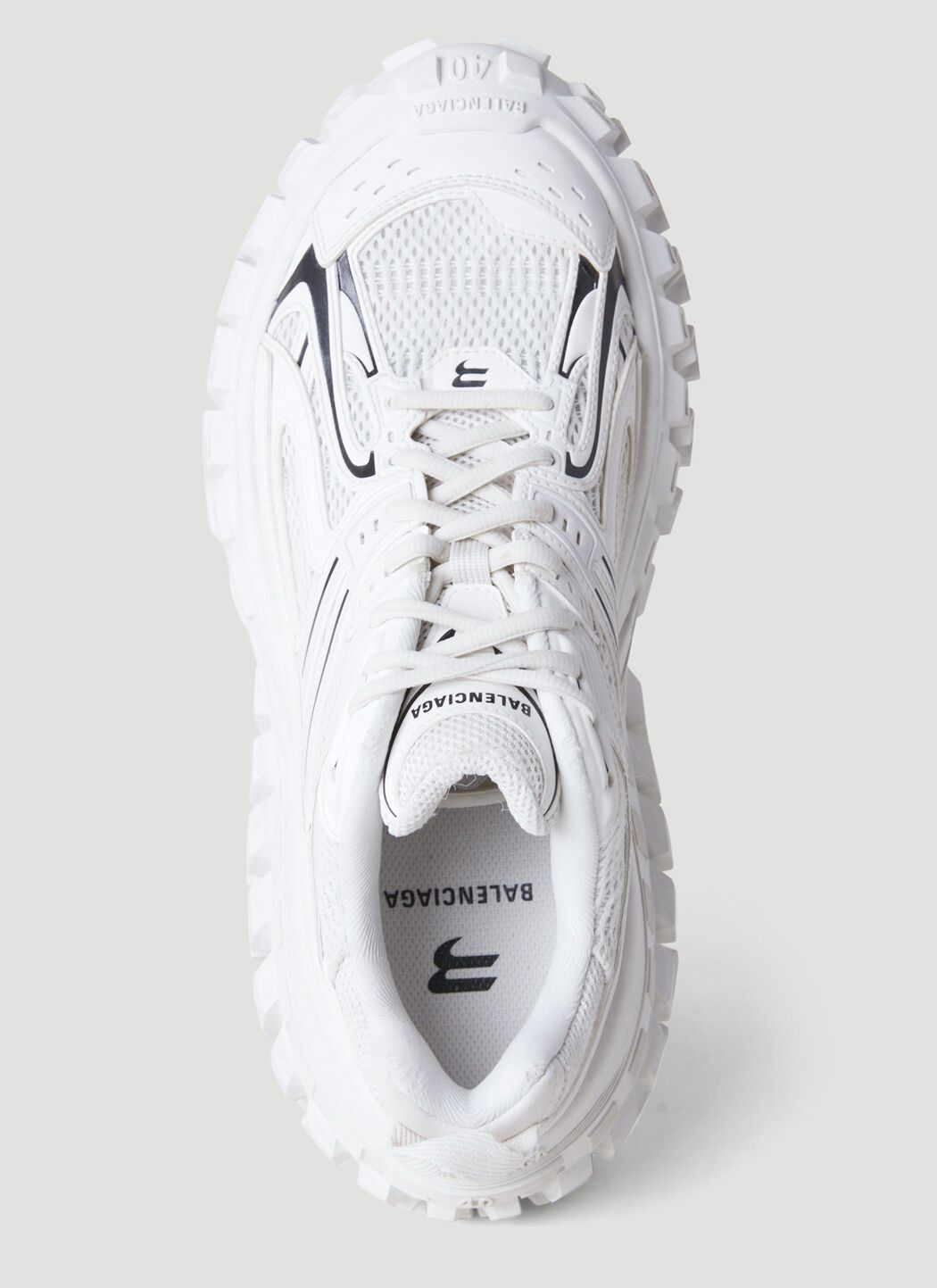 Balenciaga o1srvl11e1124 Bouncer Sneakers in White Size US 8 / EU 41 - 5 Thumbnail