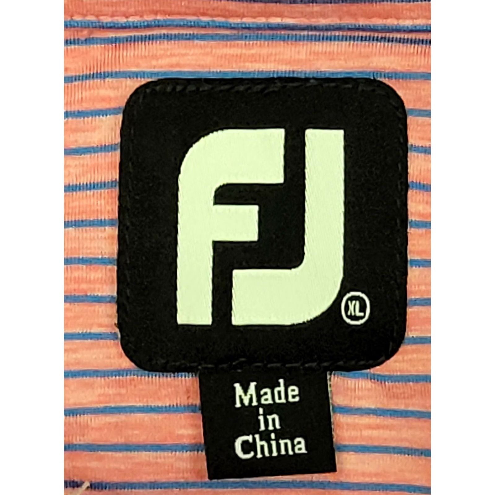 Footjoy Footjoy Pink & Blue Stretch Polo Shirt Mens XL Size US XL / EU 56 / 4 - 3 Thumbnail