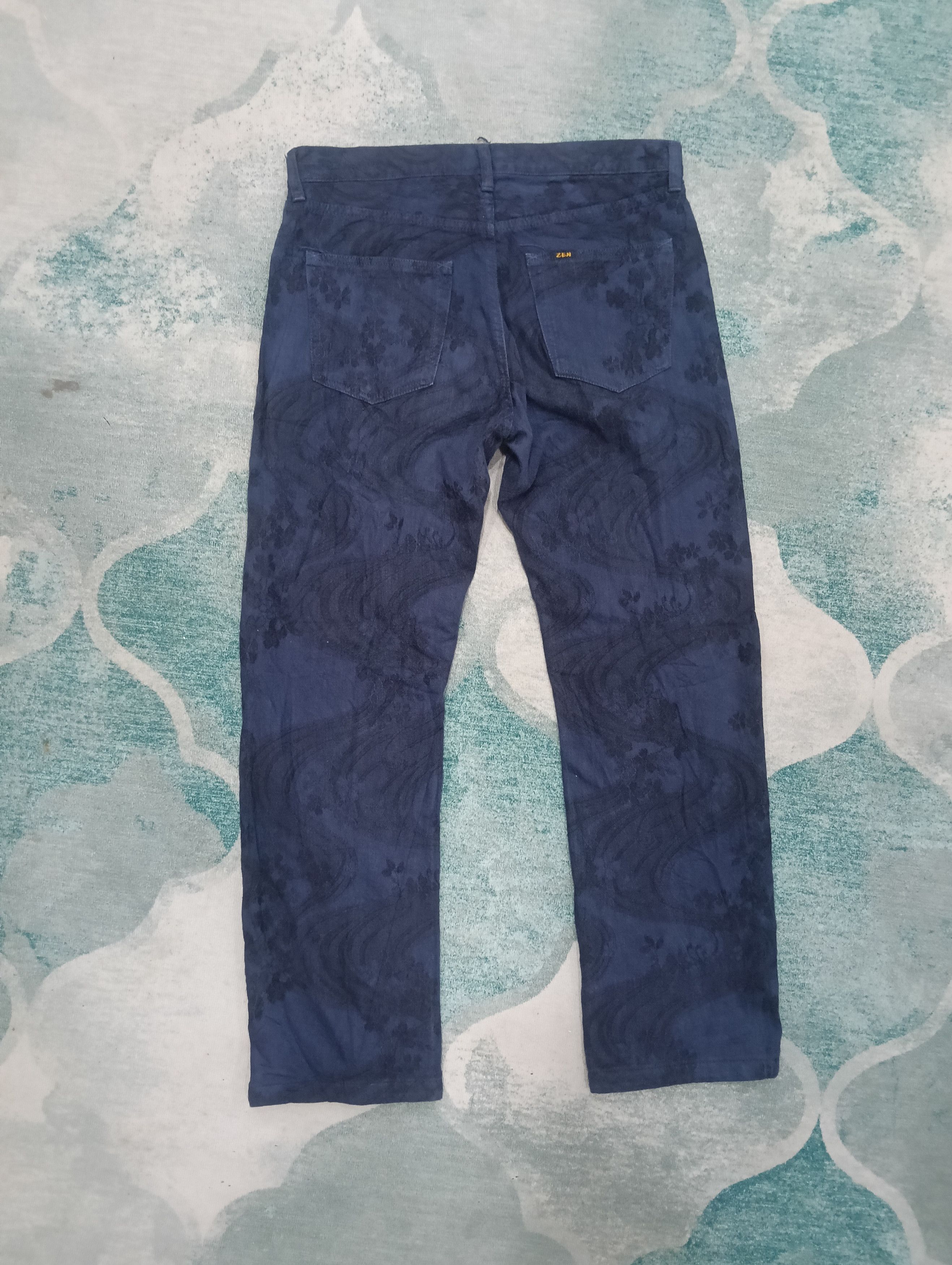 Orslow Zen Kyoto Japan Brand Flora Design Size US 33 - 2 Thumbnail