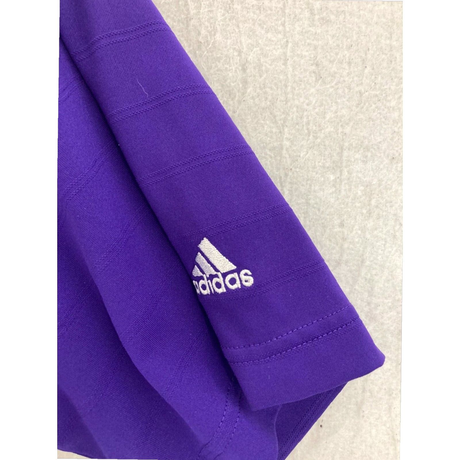 Adidas Adidas Mens Golf Polo Shirt Medium Purple Climalite Short Sleeve Athletic Size US M / EU 48-50 / 2 - 4 Thumbnail