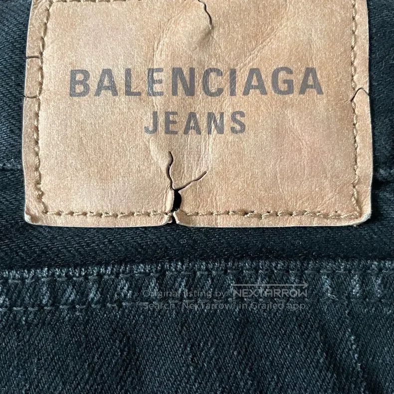 Balenciaga Balenciaga size M Double-Waist Patchwork Distressed Denim Size US 27 - 4 Thumbnail